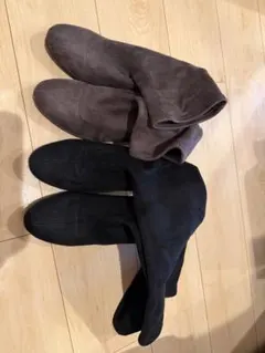 ユニクロ　ストレッチショートブーツ　24