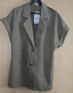 Denifits テーラードジャケット 半袖 ブラウンのサムネイル