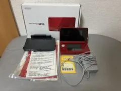 Nintendo 3DS レッド 本体 充電器付き