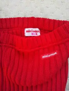 未使用 MIKI HOUSE 長ズボン130㎝ 赤色 匿名配送