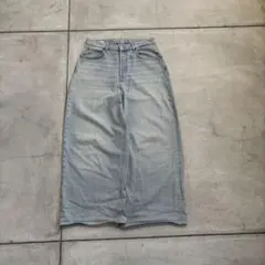 ZARA オーバーダイ バギーデニムパンツ