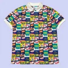 ジャックバニー 半袖 ポロシャツ 総柄 6 ゴルフ メンズ XL