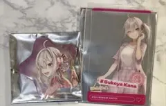 にじさんじ 健屋花那 七夕 星型缶バッジ クリアカード セット