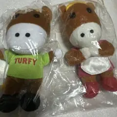 ターフィー、ママ　ぬいぐるみ　JRA競馬グッズ