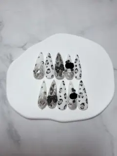 ネイルチップ現品　ロングネイル　即日発送のサムネイル