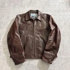 Aero Leather Half Belt Horsehide Jacketのサムネイル