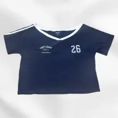 【お値下げ中】HOLLISTER 半袖 Tシャツ ネイビー Mサイズ