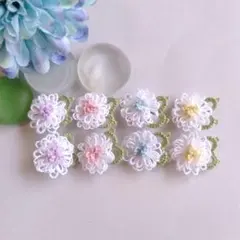 【専用】(No.139) ふんわり立体小花 ① ② 黒 3セット