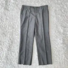 スラックス（BE5）グレー　ウール　モヘア　オフィスカジュアル