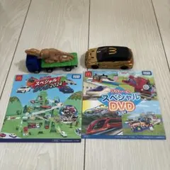 未開封マクドナルド トミカ プラレールDVD 2024 2枚＋おまけミニカー