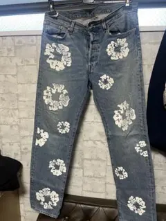 リーバイス W33 L32 ホワイトフラワー