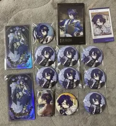 ツキウタ 睦月始 缶バッジ 色紙 ツキウサ タオル アクセサリー うちわ