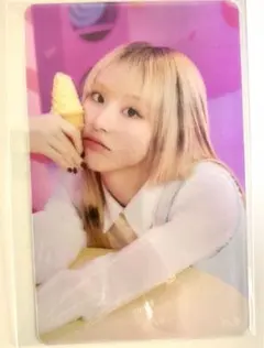 TWICE チェヨン　POPUP STORE 購入特典　クリアトレカ
