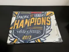 福岡ソフトバンクホークス　2017年　リーグ優勝記念　ブランケット　起毛タイプ