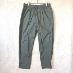 ZARA ザラ／イージーパンツ ズボン テーパード M ウエストゴム グリーン