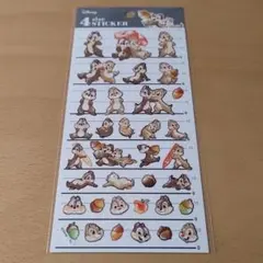 【新品未開封】チップとデール 4サイズステッカー 303173【匿名配送】