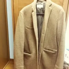 global workキャメルロングコート