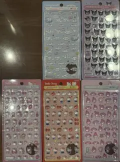 ボンボンドロップシールミニ　サンリオ5枚セット