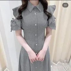 最終値下げ❗️evelyn エブリン　オープンショルダーワンピース