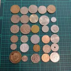 外国旧硬貨コイン30種類セットのサムネイル