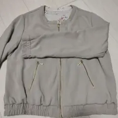 grove リバーシブル ノーカラージャケット Lサイズ 花柄のサムネイル