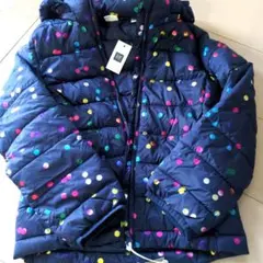 新品タグ付　GAP キッズ　ダウンコート 130cm ネイビー