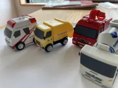 ミニカーセット 消防車 ごみ収集車 5台のサムネイル