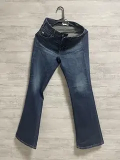 SOMETHING フレアデニムパンツ