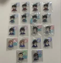 名探偵コナン ふらっとめじるしアクセサリー ちぢませ隊 18点 （バラ売り可能）
