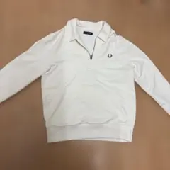 Fred Perry ハーフジップ スウェット ホワイトのサムネイル