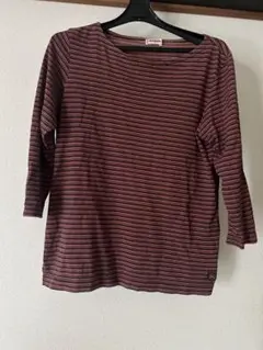 マックレガー　McGREGOR 七分袖Tシャツ　マルチボーダー、M