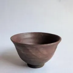 【備前焼】抹茶碗 小服碗 陶印あり 焼締め 冠窯 抹茶茶碗 茶道具 骨董