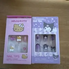 ハローキティ＆クロミ ネイルチップ 24個セット