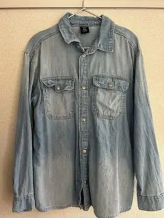 H&Mデニムボタンシャツ