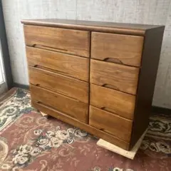 キットファニチャー/北谷家具■仔山羊革張り■シカモアメープル■ドロワーチェスト キットファニチャー/北谷家具□仔山羊革張り□シカモアメープル