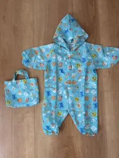 ベビーレインコート アンパンマン　80cm カッパ