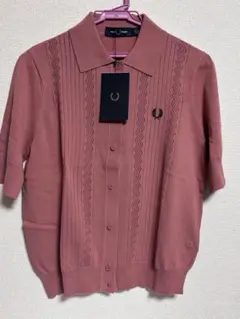 FRED PERRY 半袖ポロシャツ UK 10 ピンク 新品タグ付き