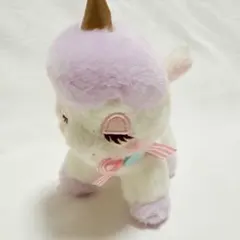ユニコーンぬいぐるみ ホワイト・パープル
