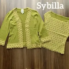 sybillaのアンサンブルニット セール】 カシミヤノースリーブプルオーバー （ニット・セーター