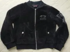 Lovetoxic ブラック ボアジャケット