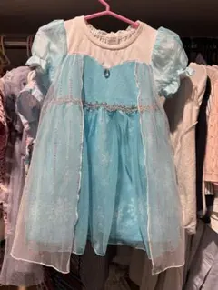 最終値下！早い者勝ちanyfam 90 プリンセス　なりきり　エルサ　ワンピース