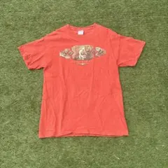 90s 00s ココペリ　tシャツ　民族　ネイティブ　フェード　短丈　y2k