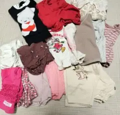 子供服　保育園着　女の子　17点　まとめ売り　約80cm　未使用あり