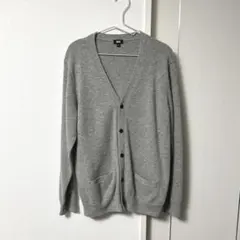 ユニクロ　UNIQLO ラムVネックカーディガン
