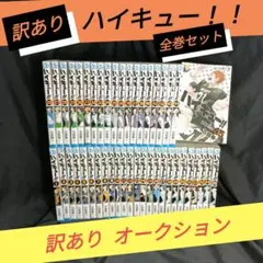 ち*！様 ハイキュー！！全巻セット 訳ありオークション！！