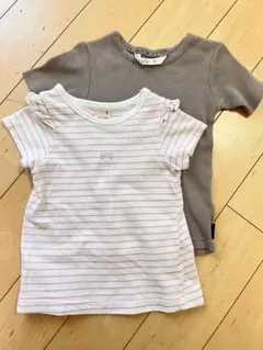 【petit main】【futa futa】Tシャツ2枚セット