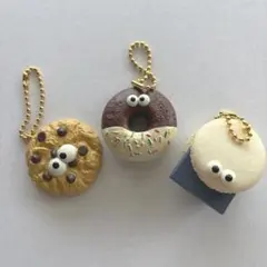 こぐまいたんカフェ　ミニチュアチャーム　3点