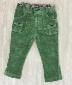 RAG MART 緑色コーデュロイボトムス 90