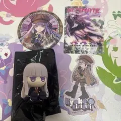 ダンガンロンパ　ダイソー　霧切響子　じとっとラバーフィギュア　缶バッジ
