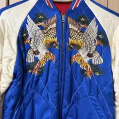 MH317 The REAL McCOY'S 明仙縫製 スカジャン ALASKA The REAL McCOY'S ザリアルマッコイズ 明仙縫製 AIR BORNE JAPAN